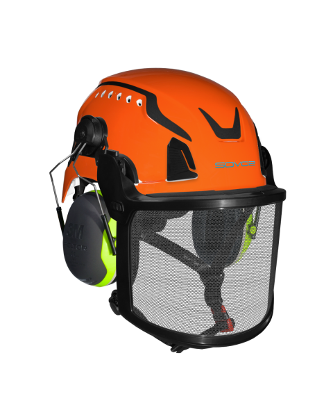 S3200 Kit (01)(05) HVB Helmet/Cover/Hi-Vis Black - X4 (32snr)